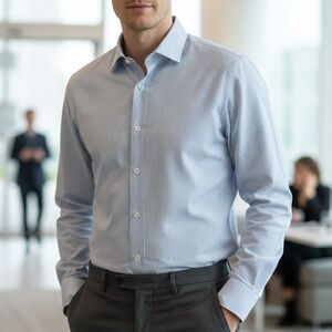 Rag & Bone Classic Blue Striped Dress‎ Shirt